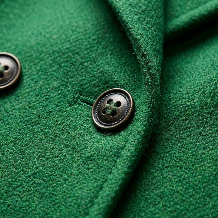 Women's Tailored Coat with Buttons