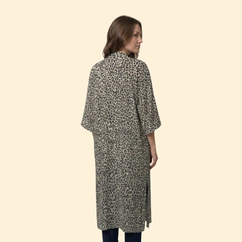 Women’s Long Cover Up Dress with Open Front