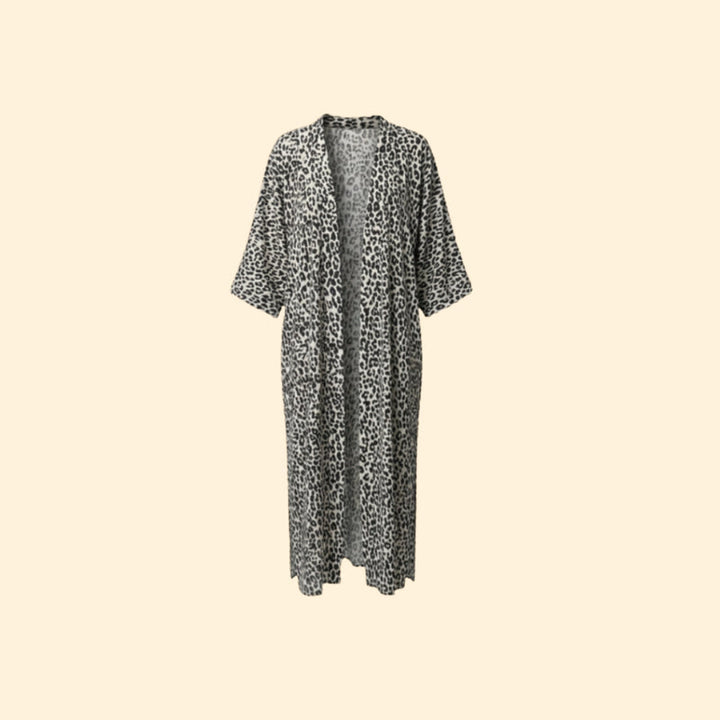 Women’s Long Cover Up Dress with Open Front