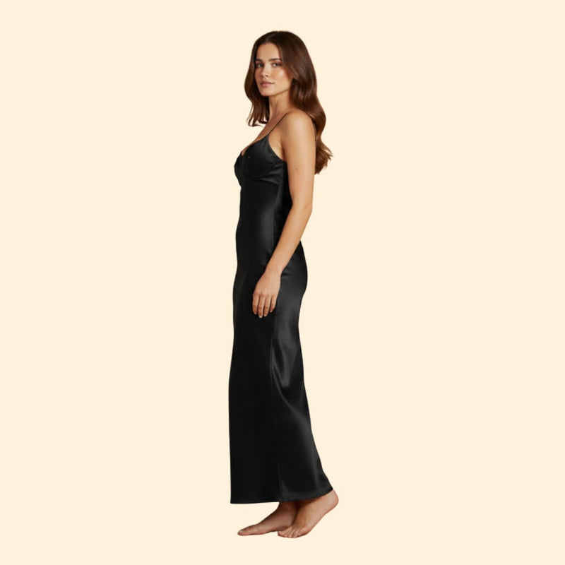 Women’s Long Dress with Fitted Silhouette