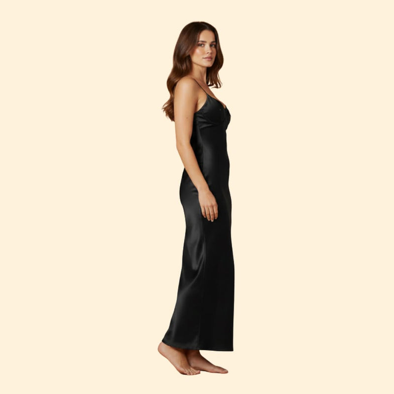 Women’s Long Dress with Fitted Silhouette