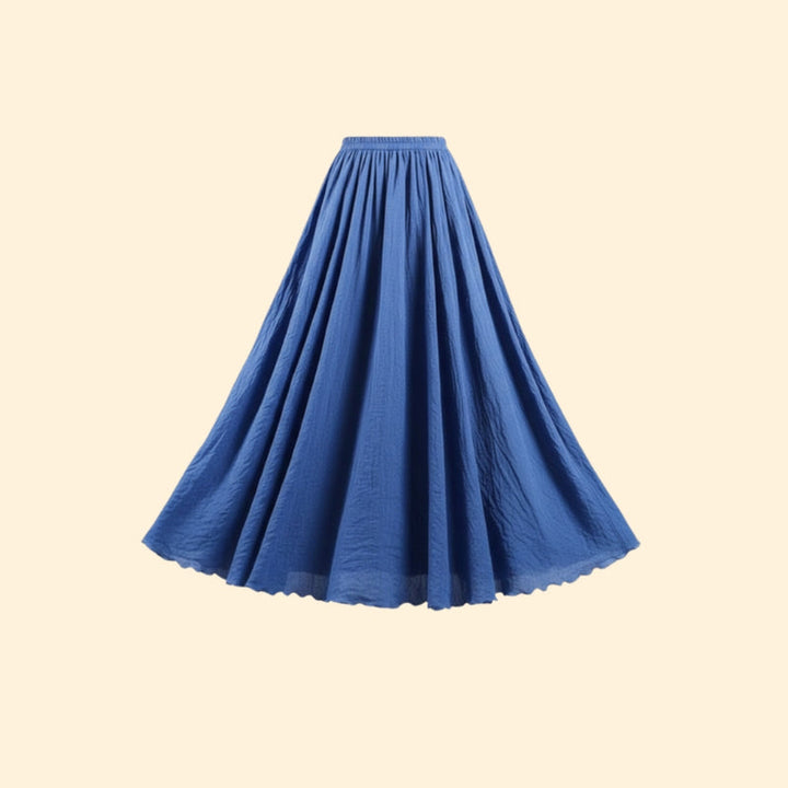 Women’s Long Skirt with Flowing Design