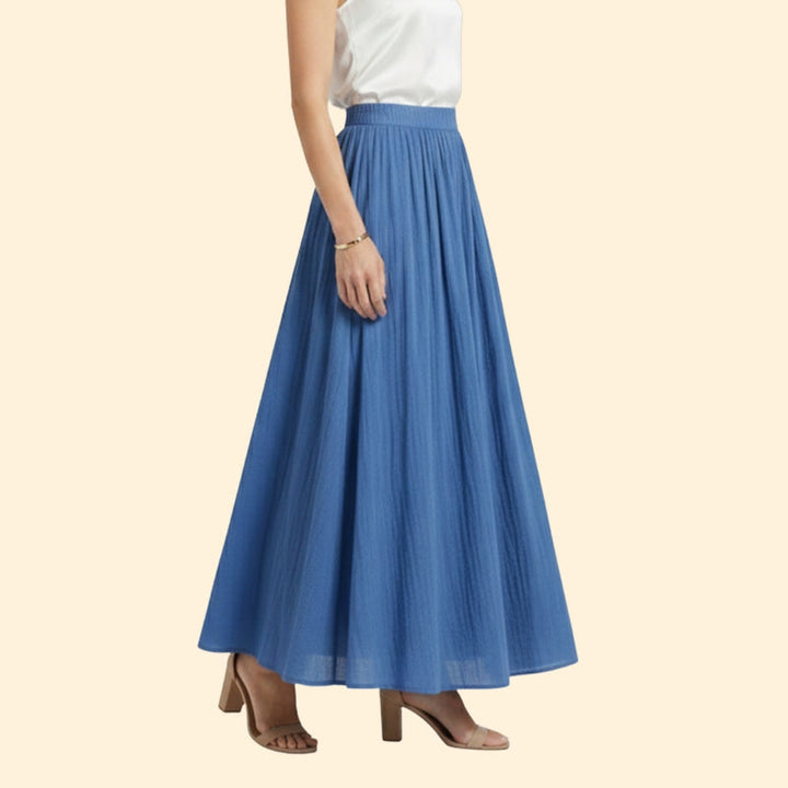 Women’s Long Skirt with Flowing Design
