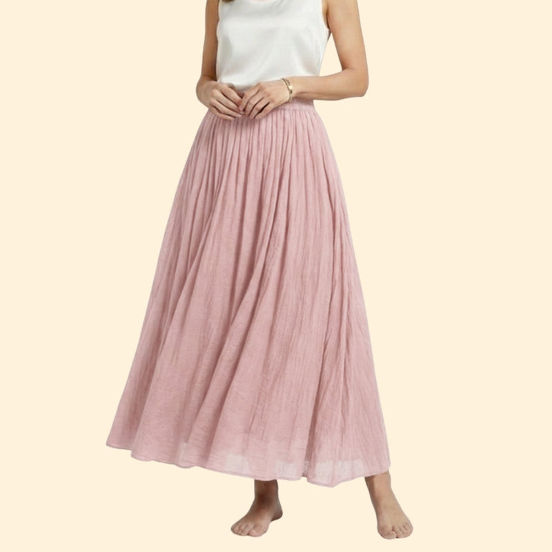 Women’s Long Skirt with Flowing Design
