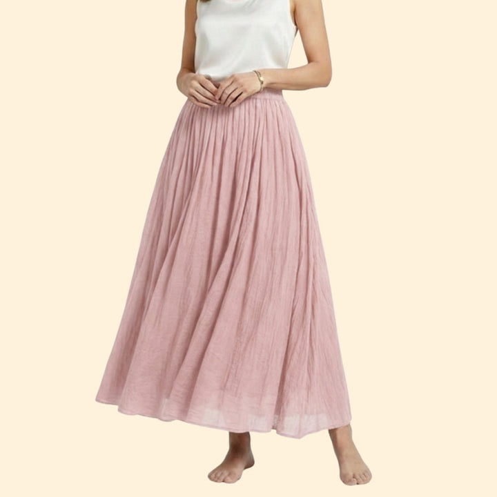 Women’s Long Skirt with Flowing Design