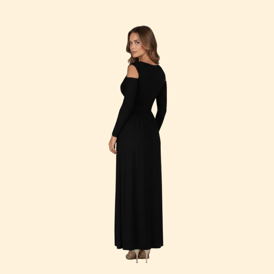 Women’s Long Sleeve Dress with High Slit