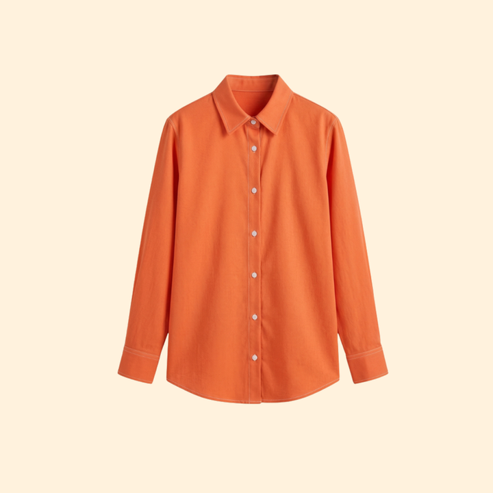Women’s Long Sleeve Shirt with Button Closure