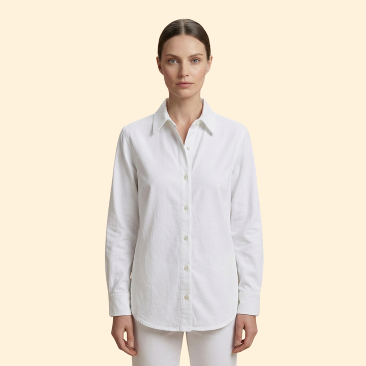 Women’s Long Sleeve Shirt with Button Closure