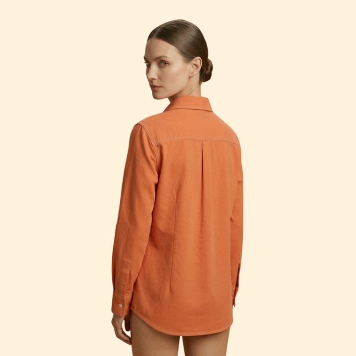 Women’s Long Sleeve Shirt with Button Closure