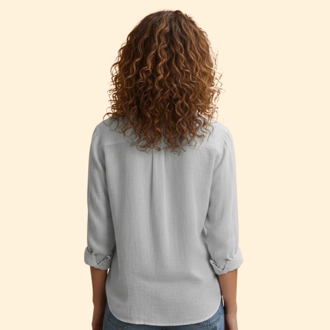 Women’s Long Sleeve Shirt with Button Placket