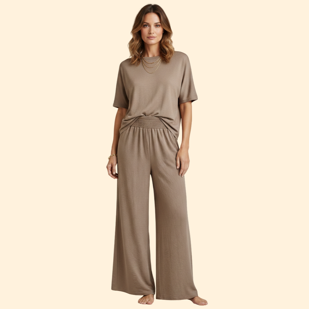 Women’s Loose-Fit Pants with Elastic Waist
