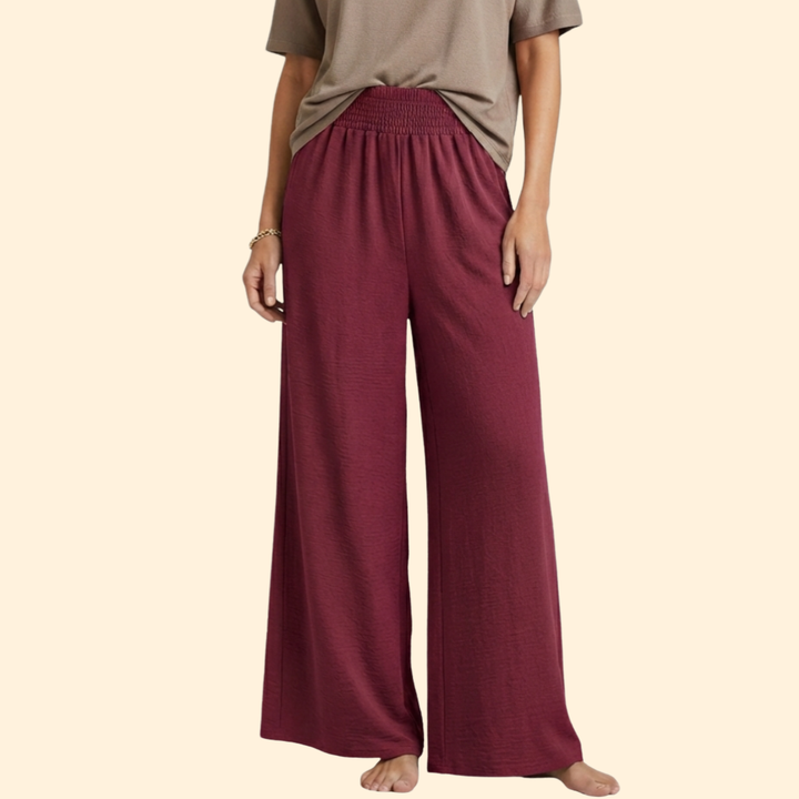 Women’s Loose-Fit Pants with Elastic Waist
