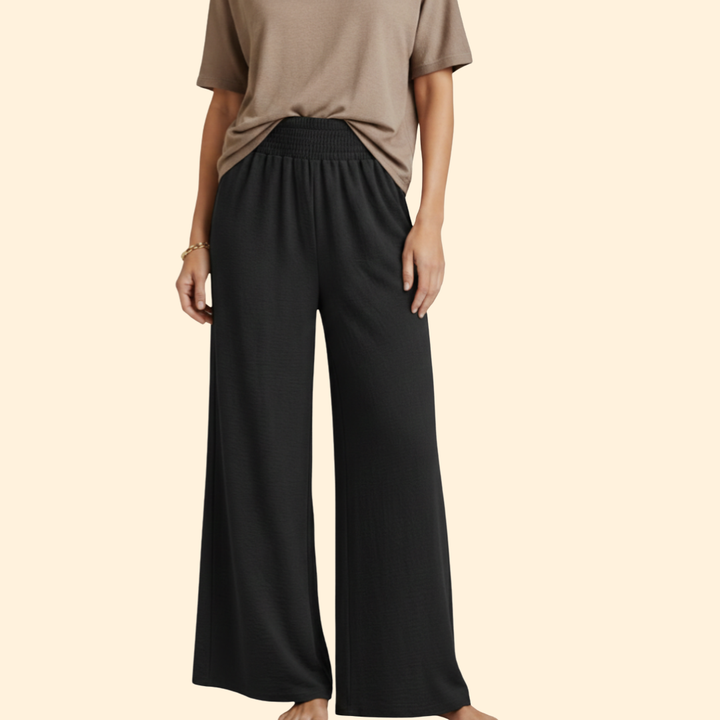 Women’s Loose-Fit Pants with Elastic Waist