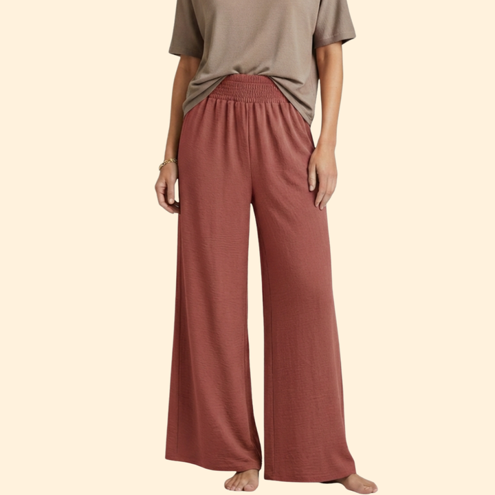 Women’s Loose-Fit Pants with Elastic Waist