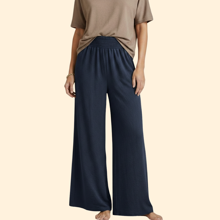 Women’s Loose-Fit Pants with Elastic Waist