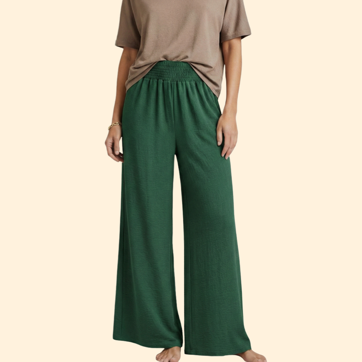 Women’s Loose-Fit Pants with Elastic Waist