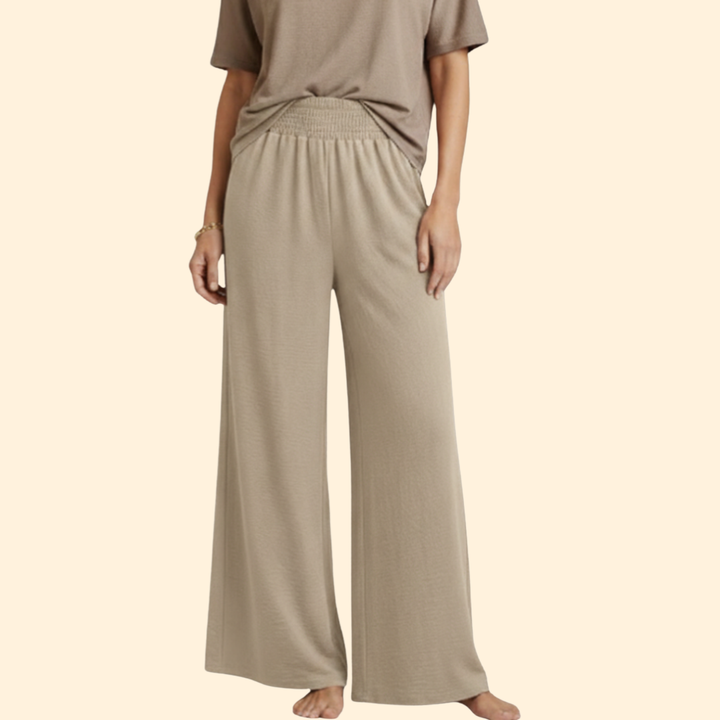 Women’s Loose-Fit Pants with Elastic Waist