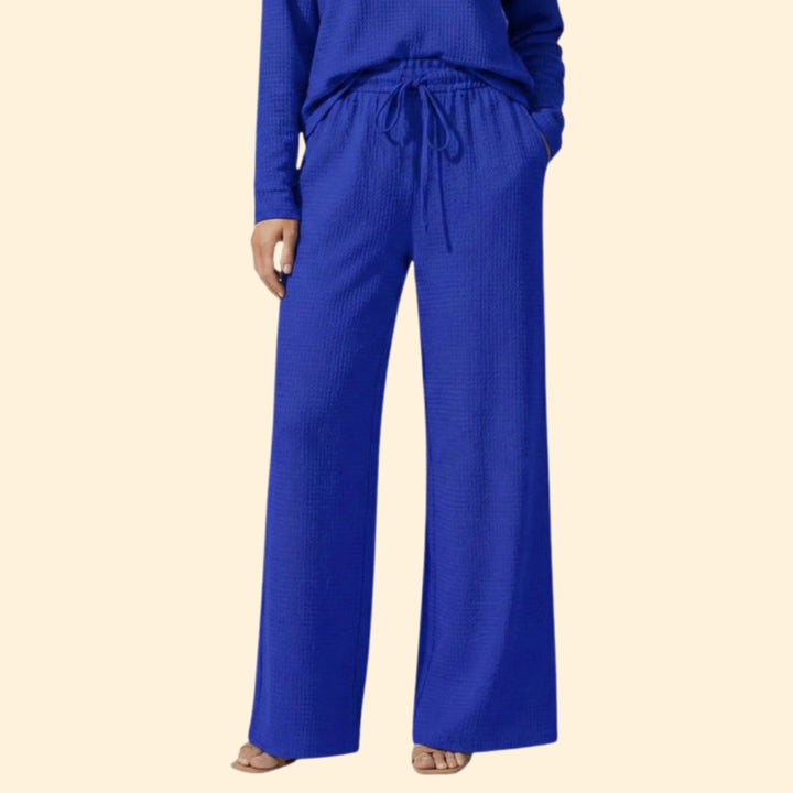 Women’s Loose Fit Summer Trousers with Tie Waist