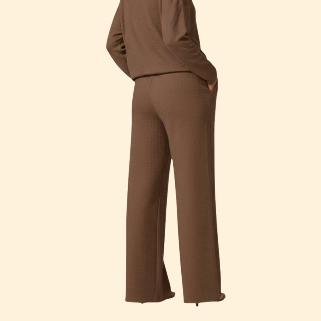 Women’s Loose Fit Summer Trousers with Tie Waist