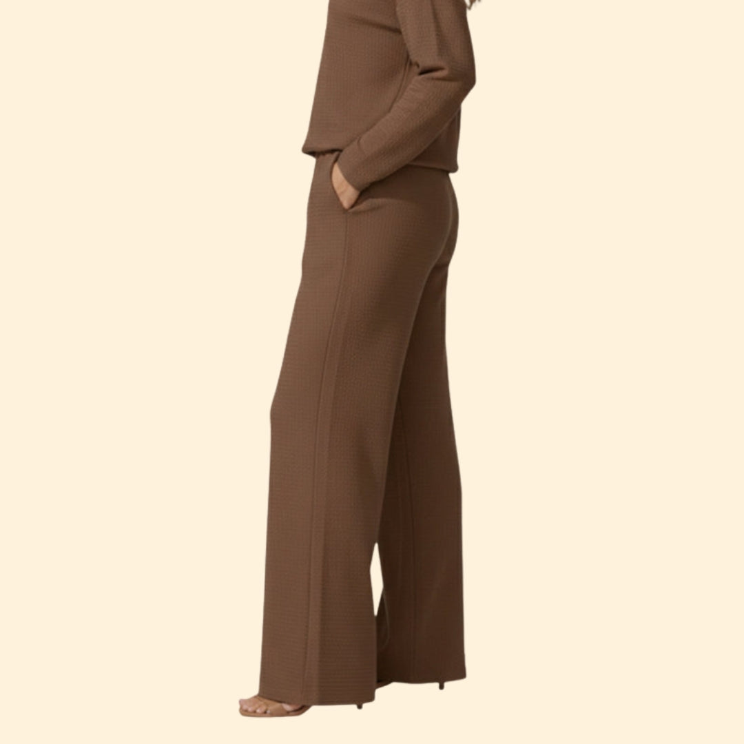 Women’s Loose Fit Summer Trousers with Tie Waist