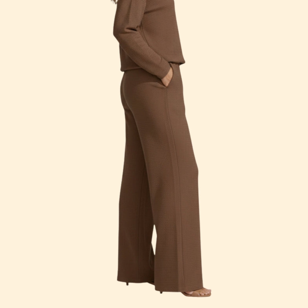 Women’s Loose Fit Summer Trousers with Tie Waist