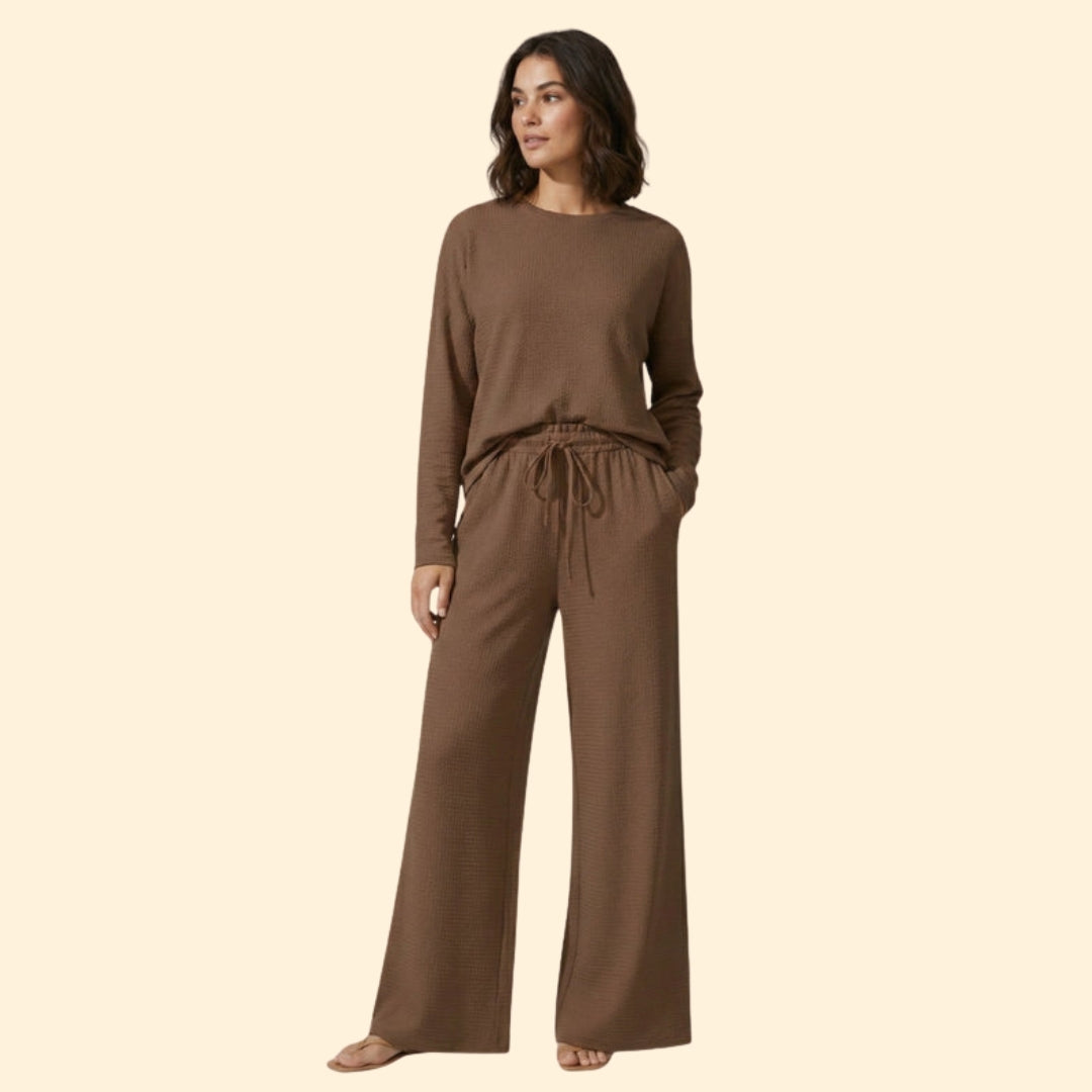 Women’s Loose Fit Summer Trousers with Tie Waist