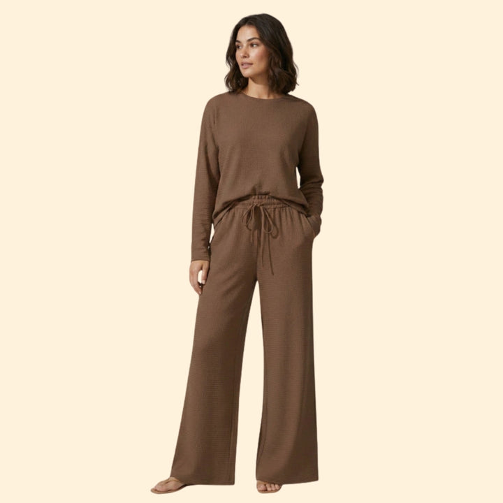 Women’s Loose Fit Summer Trousers with Tie Waist