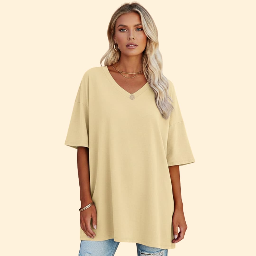 Women’s Loose Fit V-Neck T-Shirt