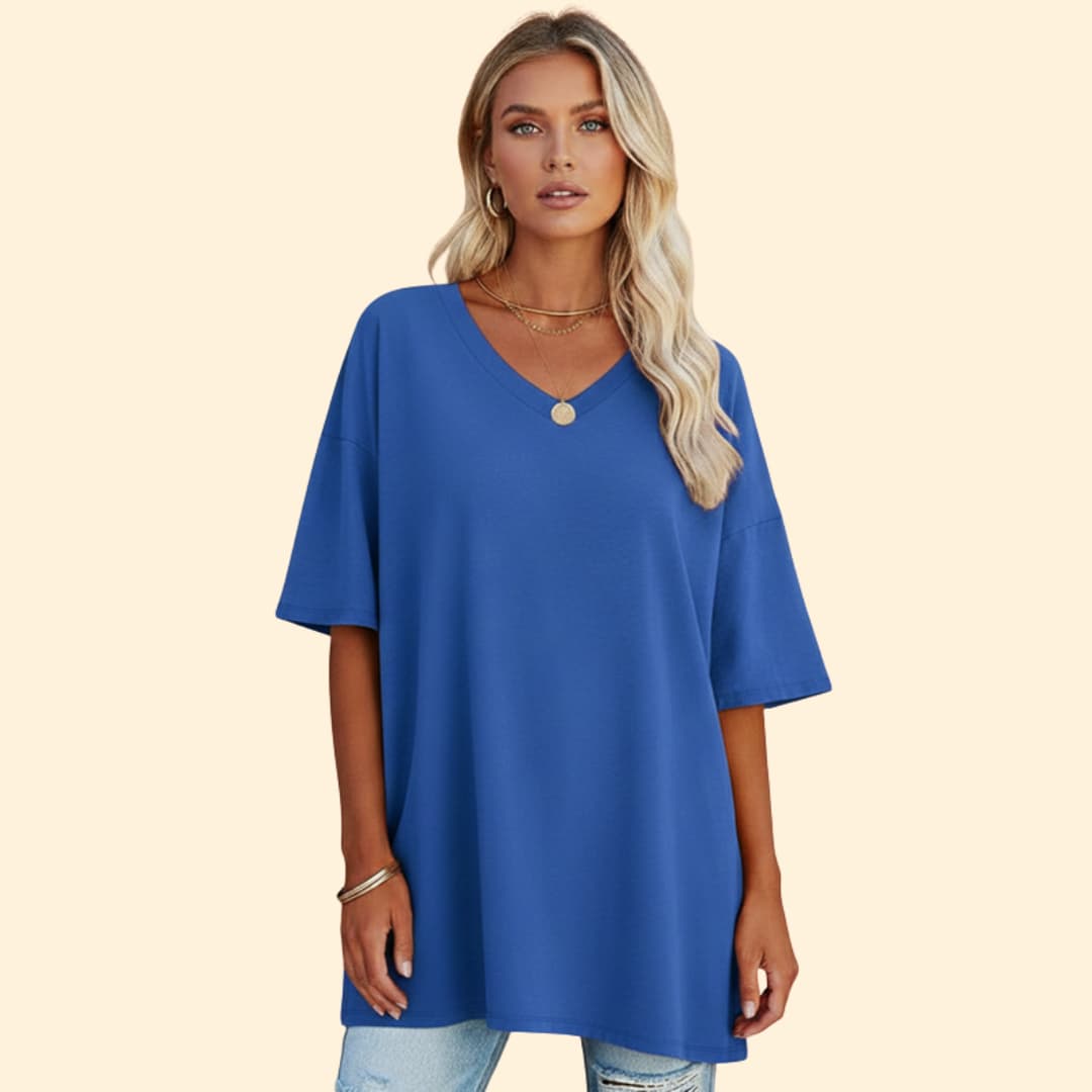 Women’s Loose Fit V-Neck T-Shirt