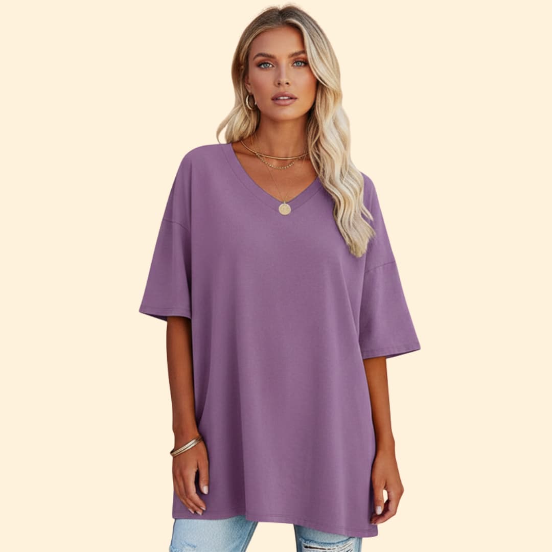 Women’s Loose Fit V-Neck T-Shirt