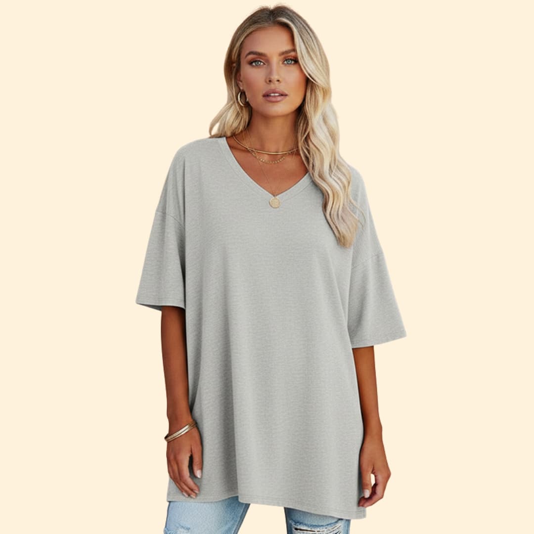 Women’s Loose Fit V-Neck T-Shirt
