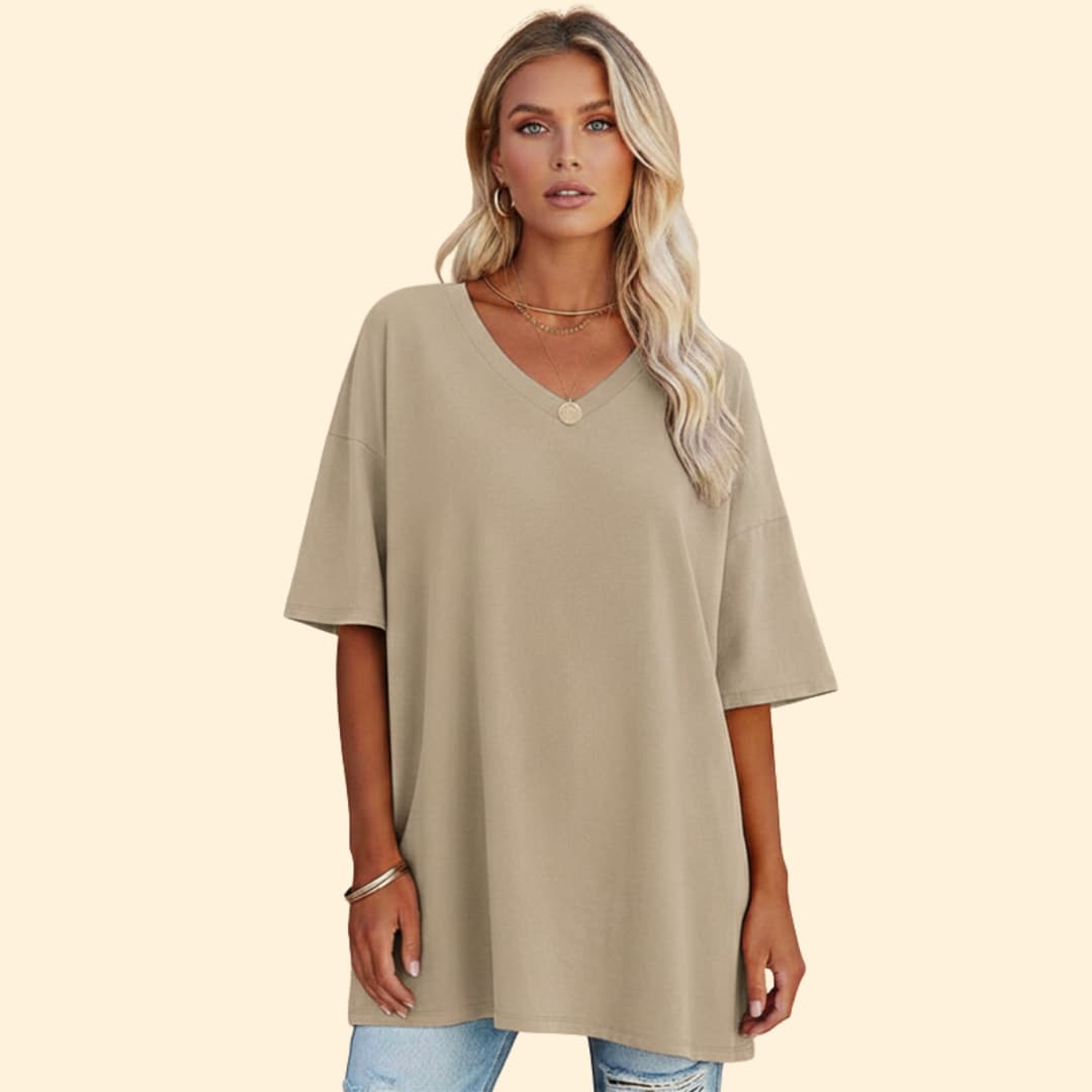 Women’s Loose Fit V-Neck T-Shirt
