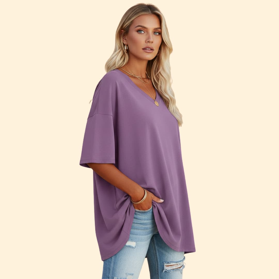 Women’s Loose Fit V-Neck T-Shirt