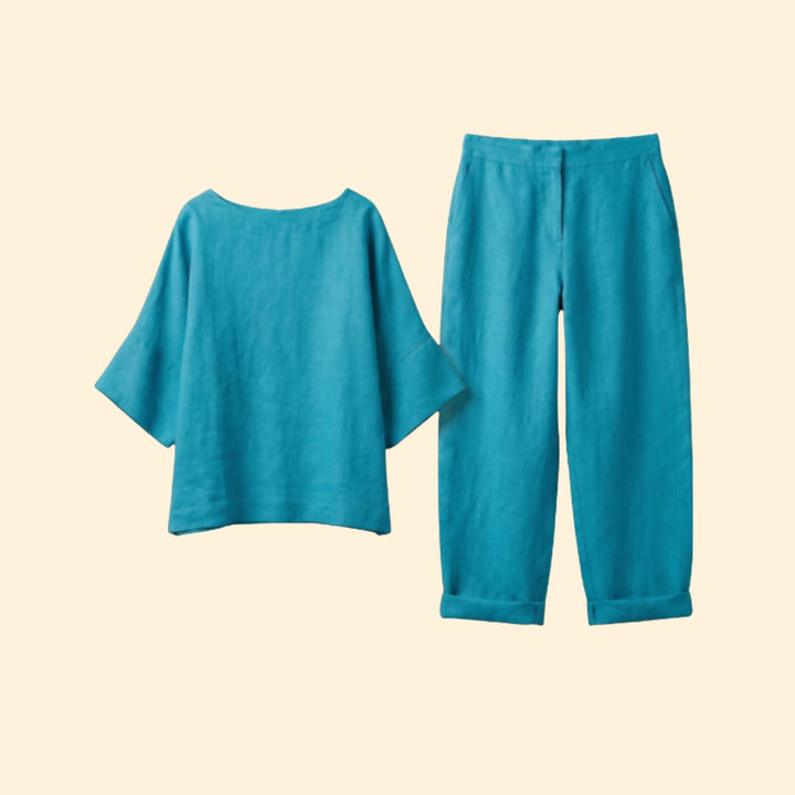 Women’s Lounge Set with Relaxed Fit Top