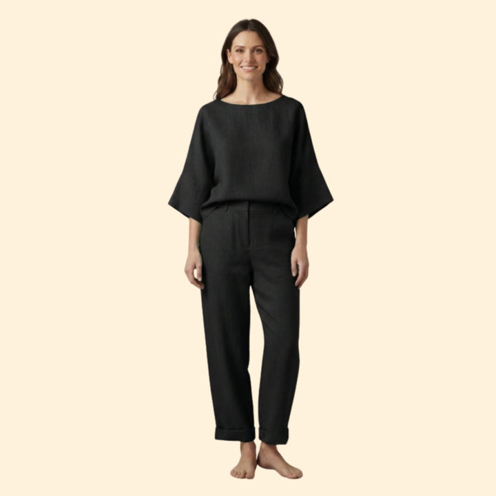 Women’s Lounge Set with Relaxed Fit Top