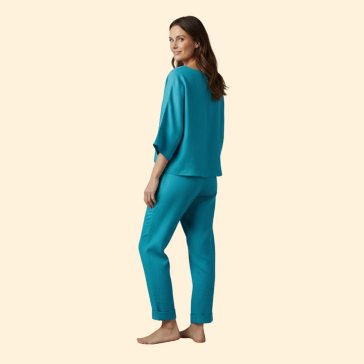 Women’s Lounge Set with Relaxed Fit Top