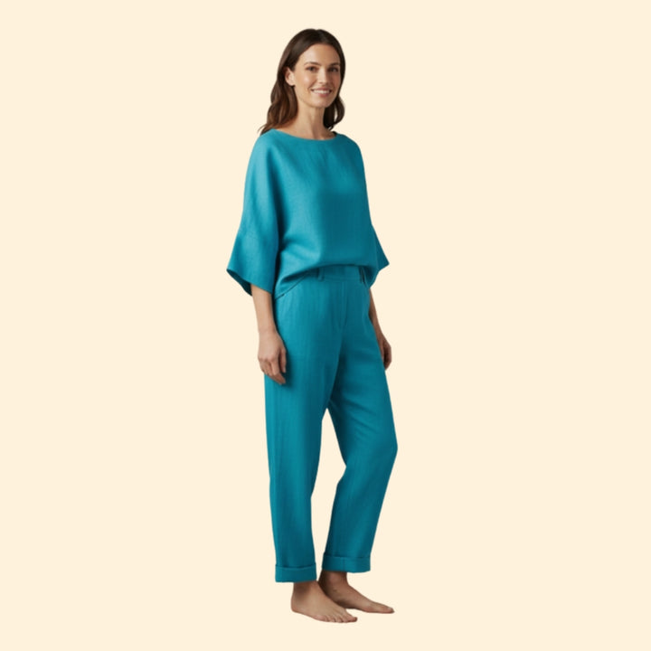 Women’s Lounge Set with Relaxed Fit Top
