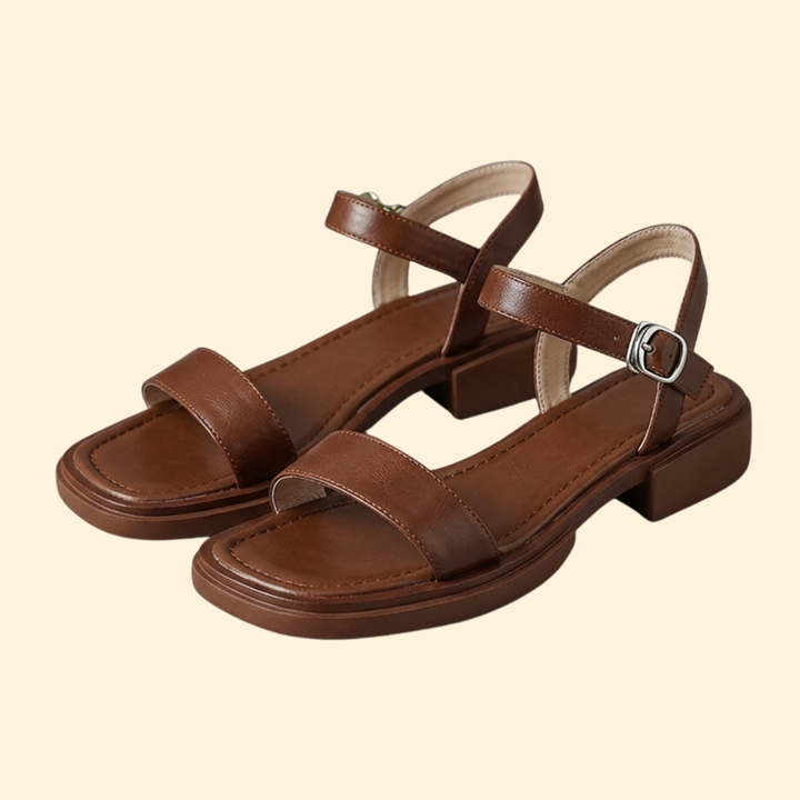 Women's Low Heel Sandals with Padding