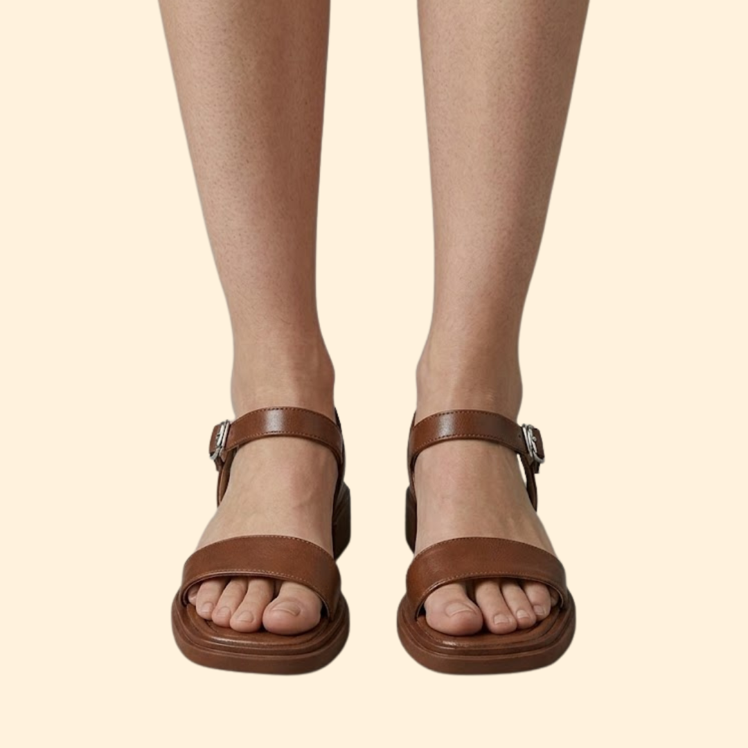 Women's Low Heel Sandals with Padding