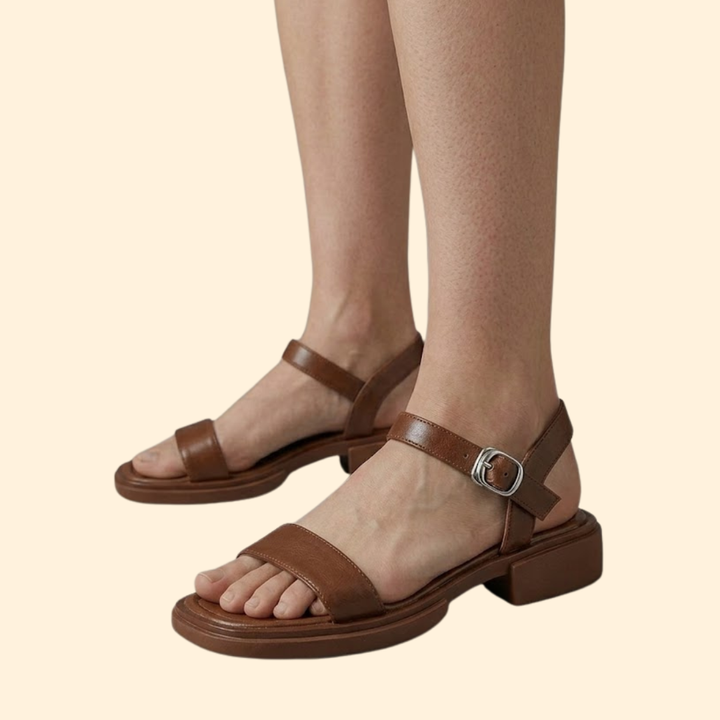Women's Low Heel Sandals with Padding
