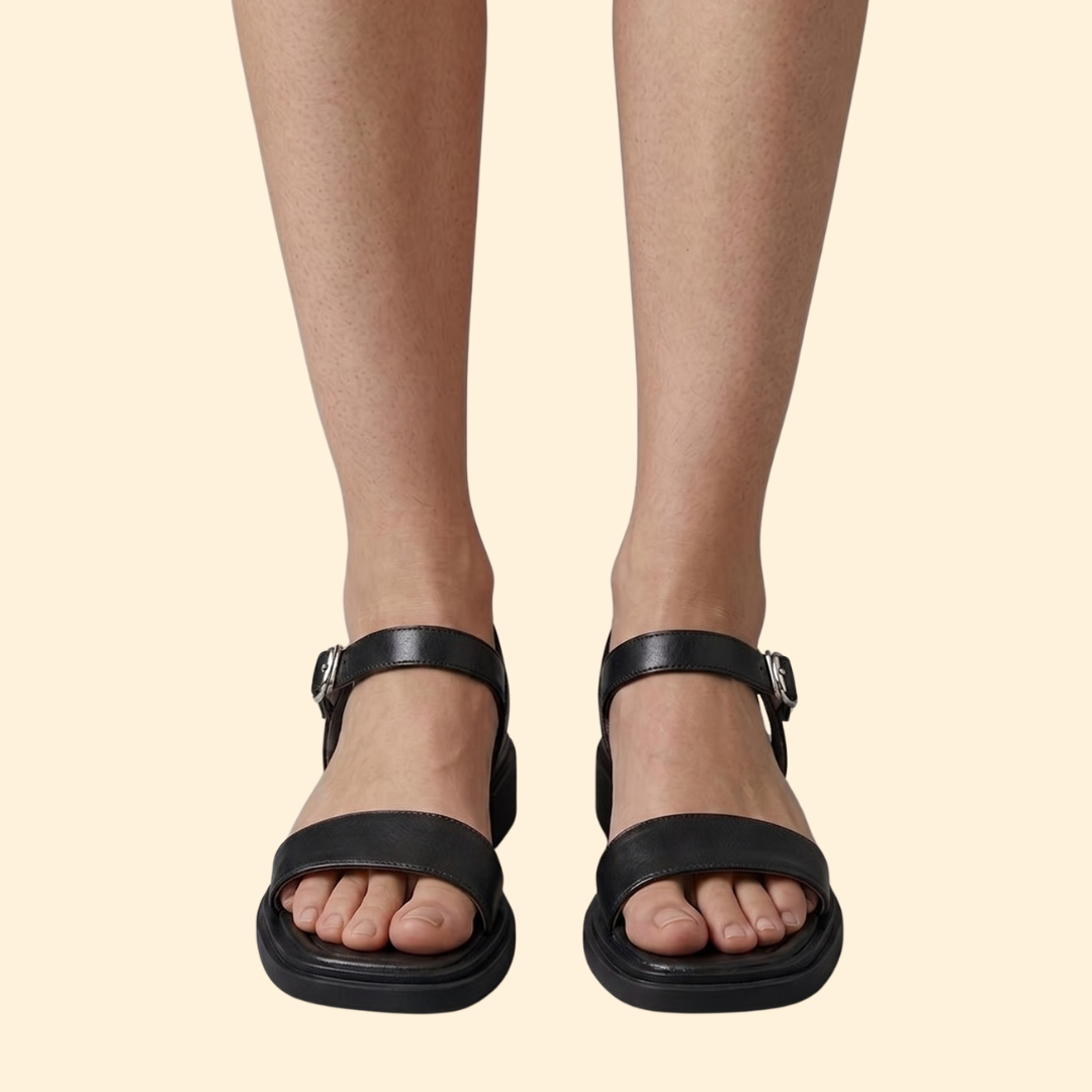 Women's Low Heel Sandals with Padding