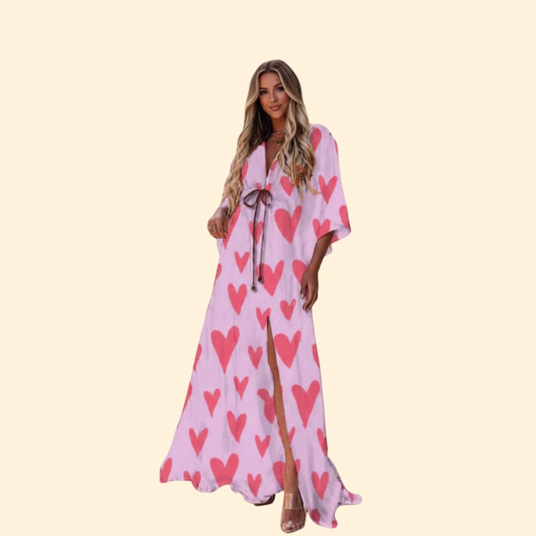 Women’s Maxi Dress with Abstract Print