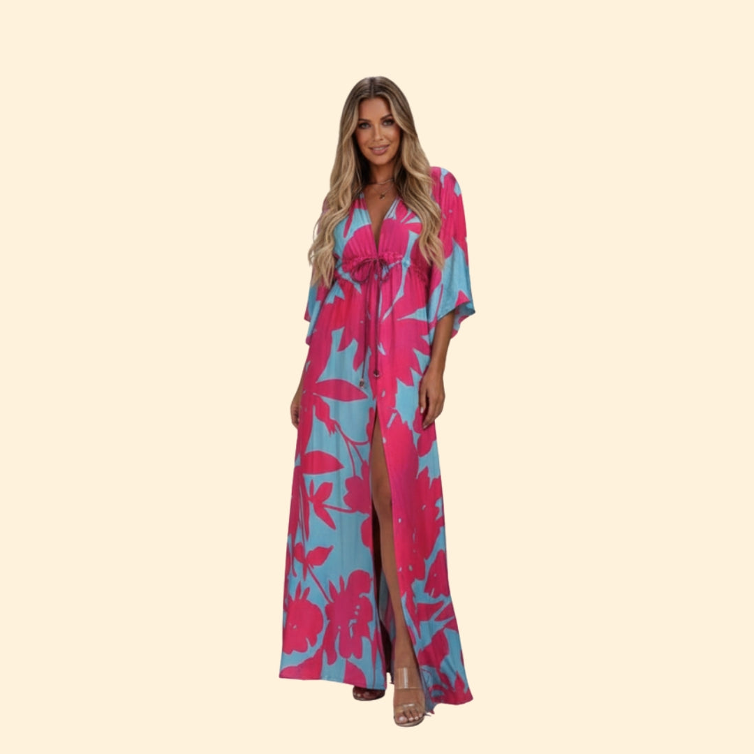 Women’s Maxi Dress with Abstract Print