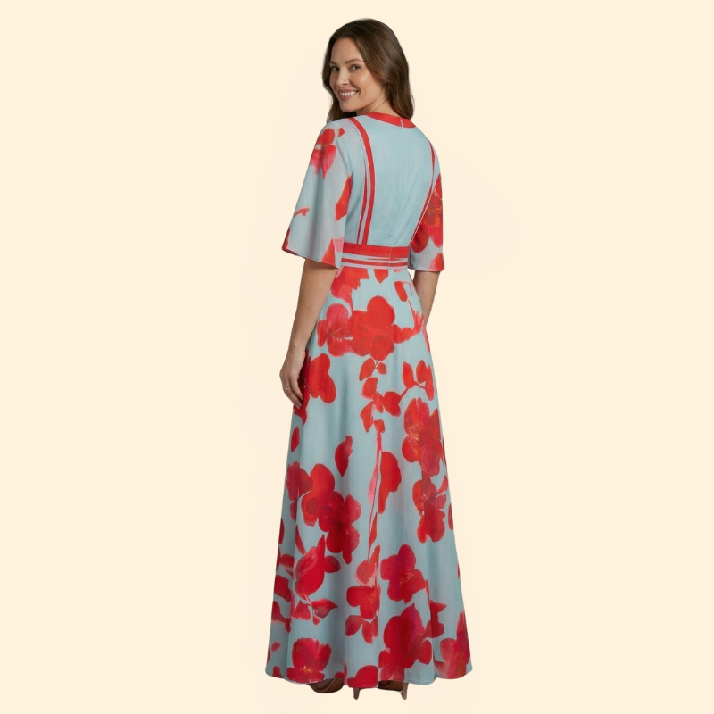Women’s Maxi Dress with Floral Print