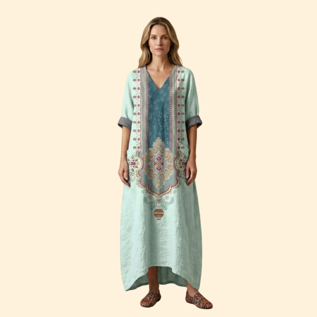Women’s Maxi Dress with Front Pockets