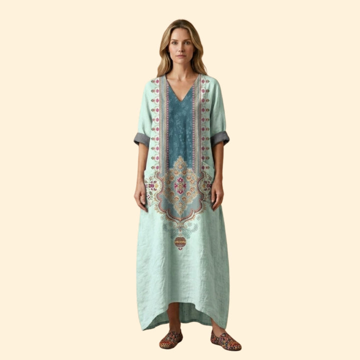Women’s Maxi Dress with Front Pockets