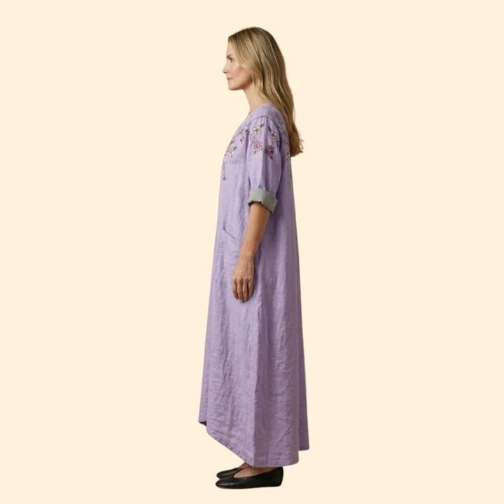Women’s Maxi Dress with Front Pockets