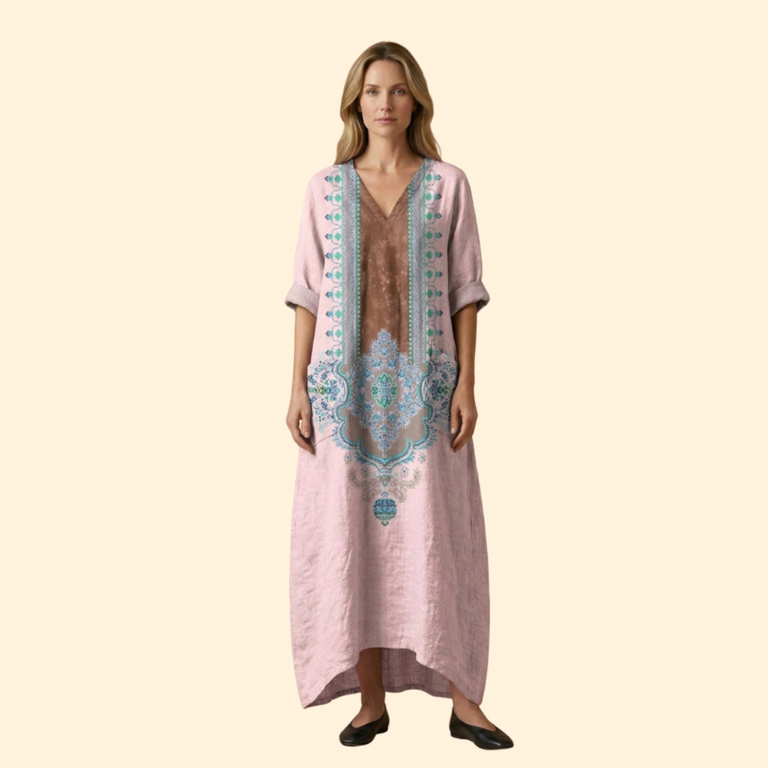 Women’s Maxi Dress with Front Pockets