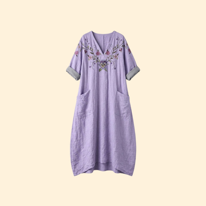 Women’s Maxi Dress with Front Pockets