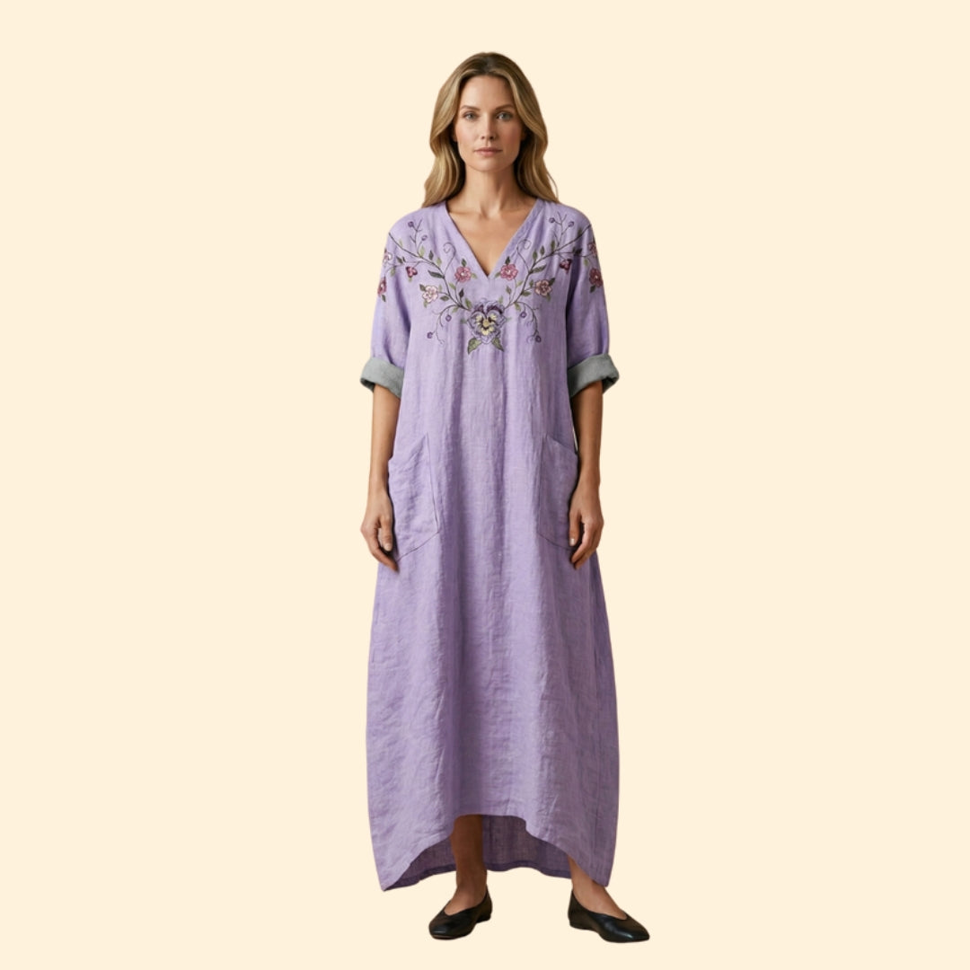 Women’s Maxi Dress with Front Pockets
